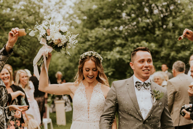 Eden & Chris’ Outdoor Barn Wedding at Steckle Heritage Farm