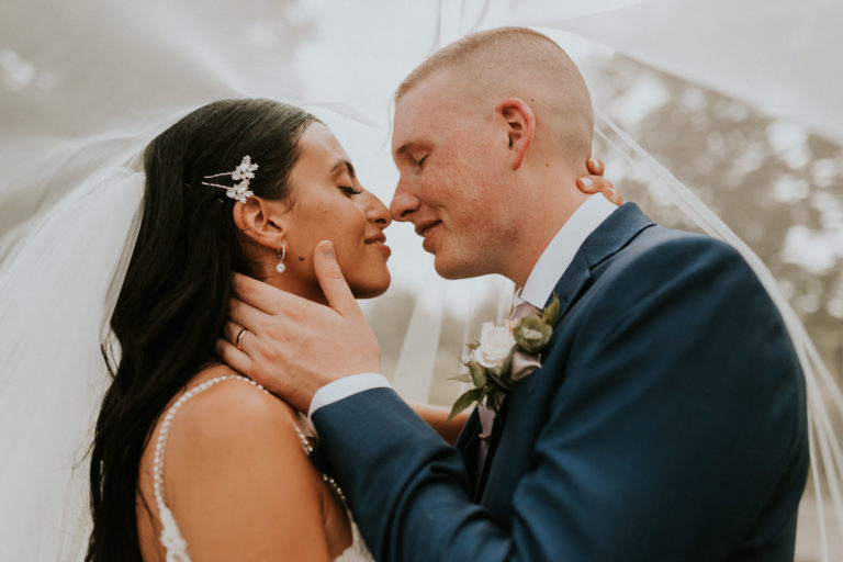 Dounia & Conner’s Stunning Outdoor Orchard Wedding at Brantview Apples and Cider