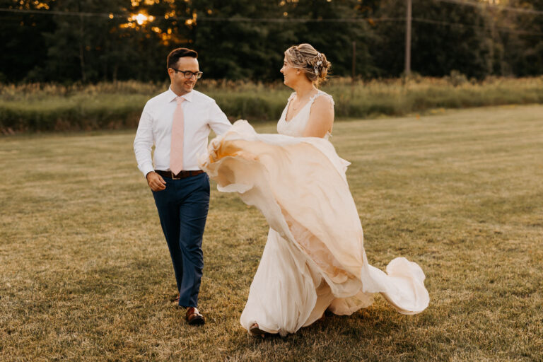 Allie & Steve’s Summer Wedding at Club Roma’s Pavilion